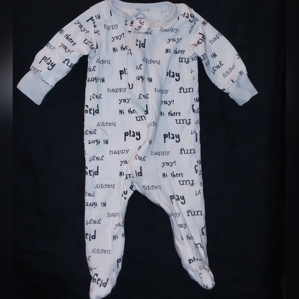 𝅺BOYS Footed Outfit 3-6